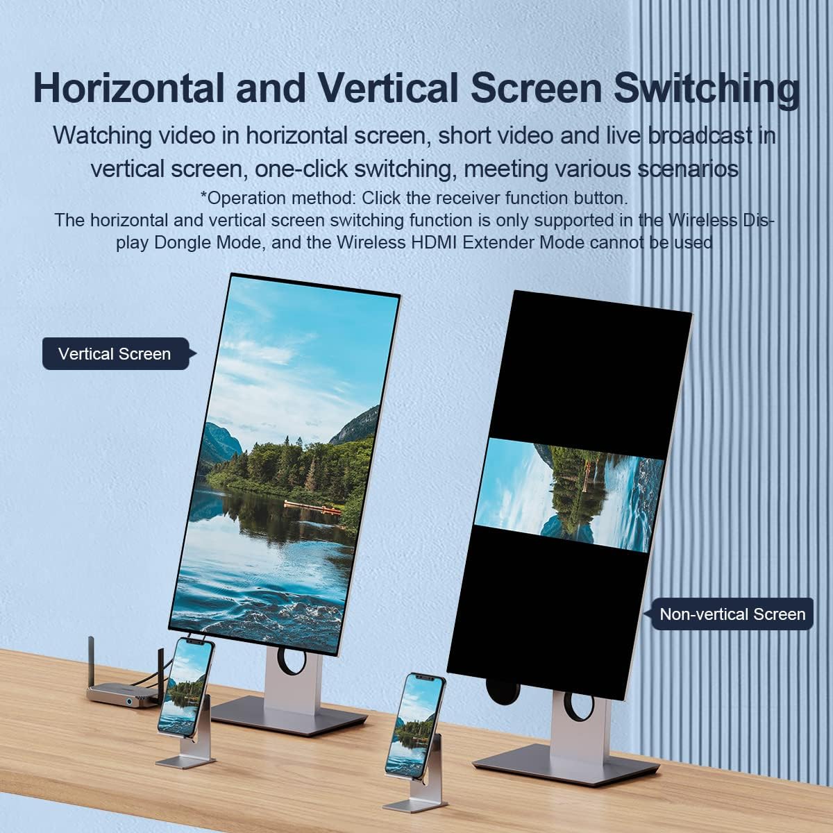 Hagibis Wireless HDMI Transmitter and Receiver - G9W