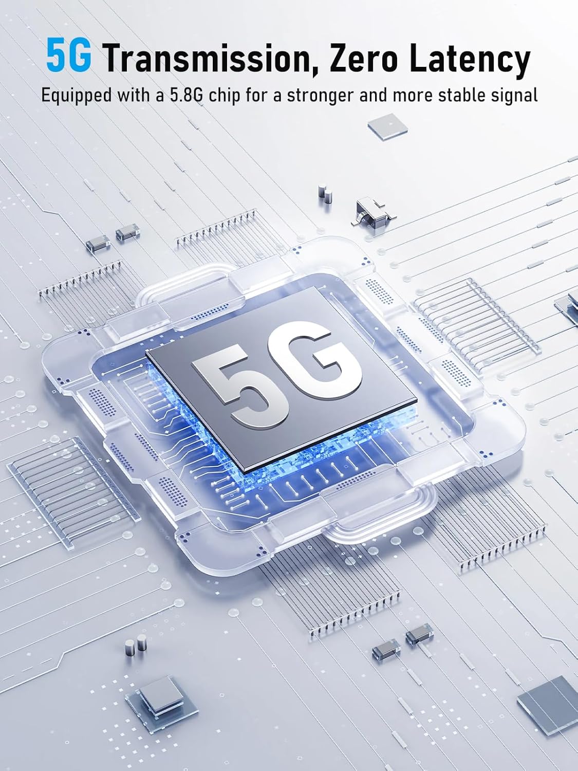 Lemorele HDMI Wireless Transmitter and Receiver with 2000mAh Battery